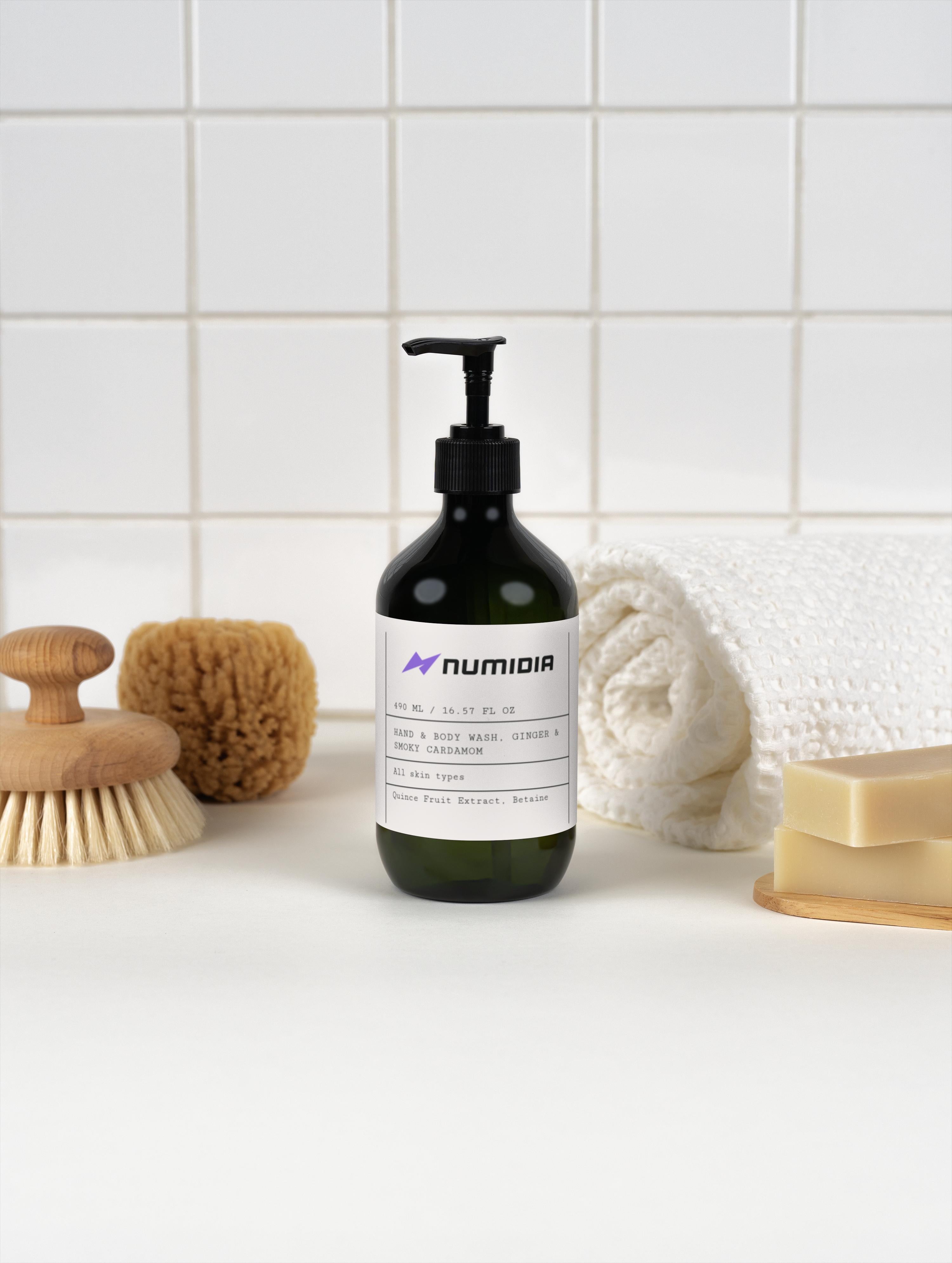 Hand & Body Wash, Ginger & Smoky Cardamom