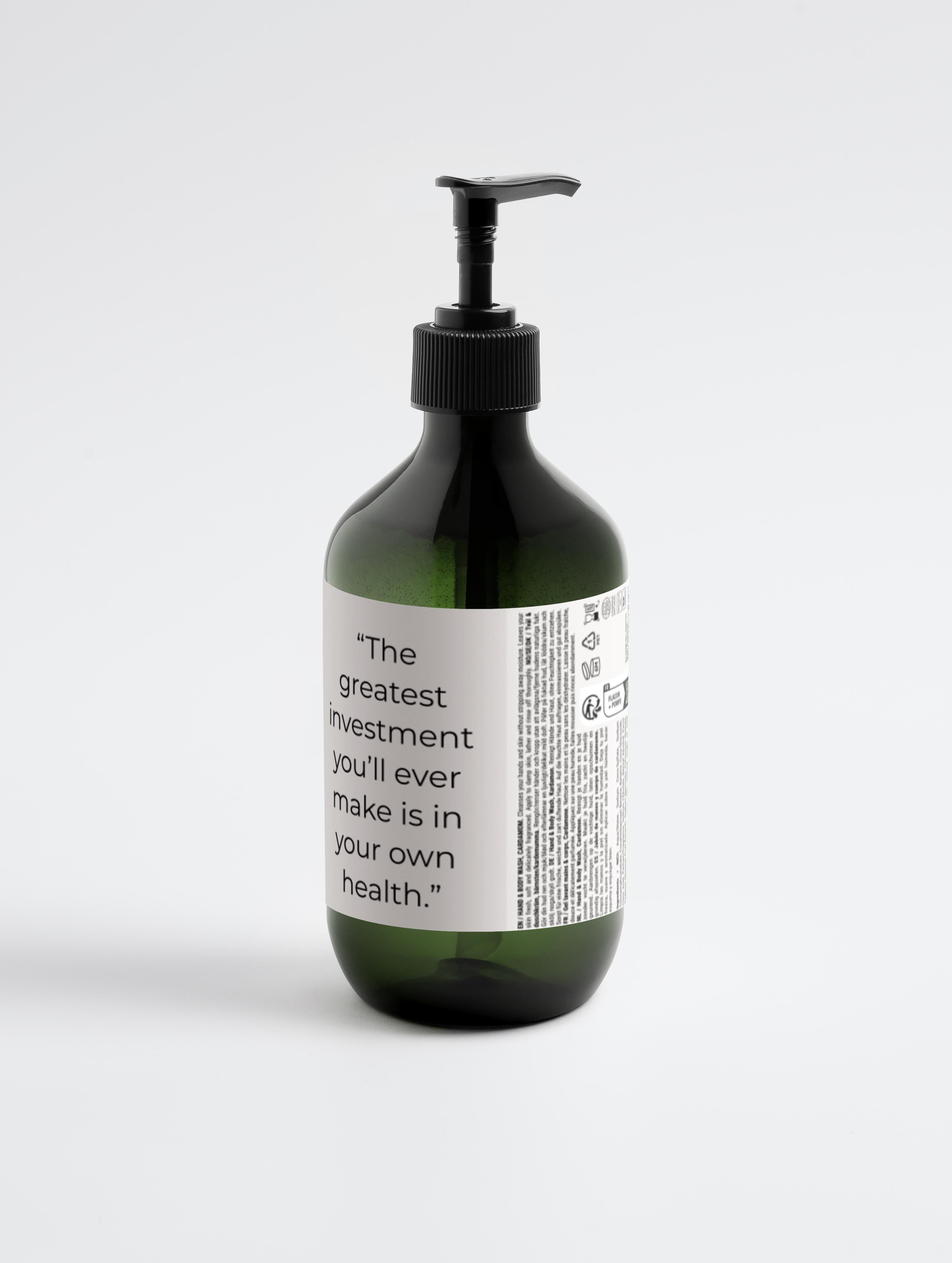Hand & Body Wash, Ginger & Smoky Cardamom